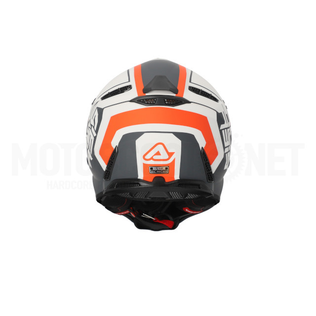 A-0025274.229 Casco Cross Acerbis Profile 5 Blanco/Naranja