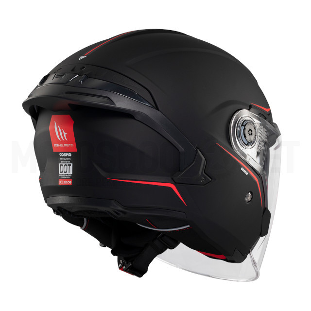 Casco Jet MT Helmets Cosmo SV Solid A1 Negro Mate Sku:A-1361000012 /a/-/a-1361000012_9.jpg