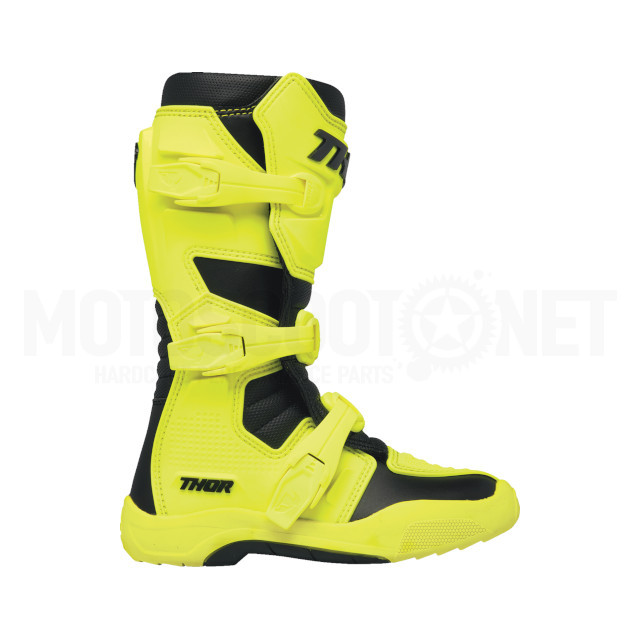 Botas Off-Road Infantil Thor Blitz XR negro/amarillo fluor 