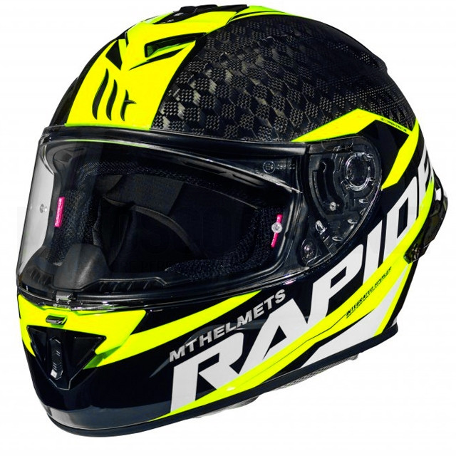 Casco MT Helmets FF104PRO Rapide Pro Carbon C3 Amarillo Fluor Brillo Sku:A-MTFF104PROC3 /a/-/a-mtff104proc3_01.jpg