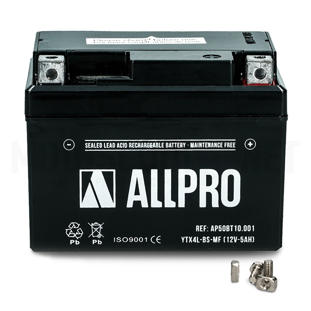 Bateria YTX4L-BS AllPro Sku:AP50BT10.001 /a/p/ap50bt10.001_01.jpg