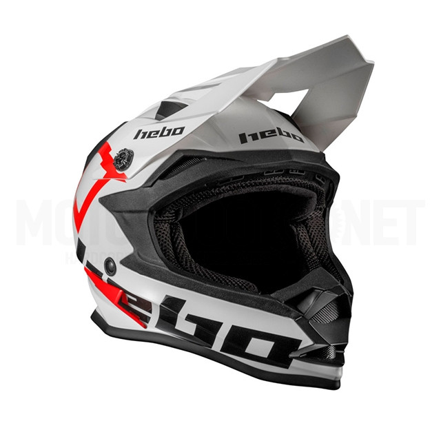 Casco Cross infantil Hebo MX Stage Blanco ref: A-HC0705