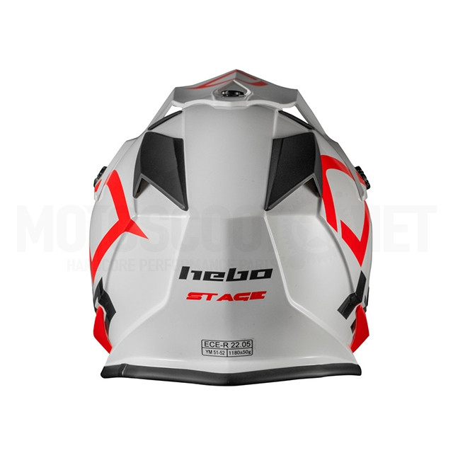 Casco Cross infantil Hebo MX Stage Blanco ref: A-HC0705