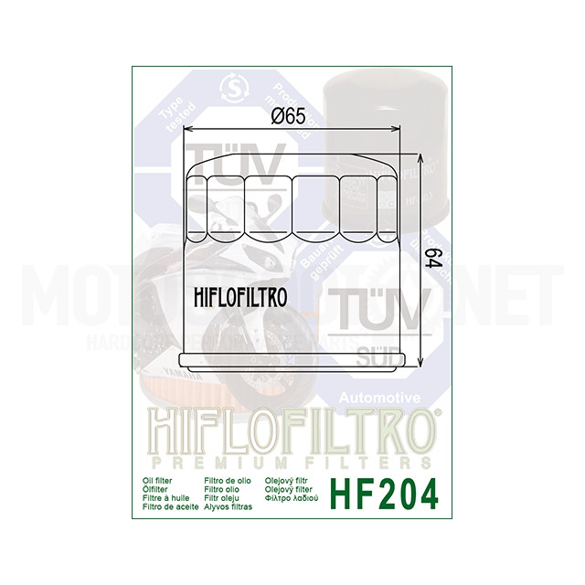 HF204 Hiflofiltro