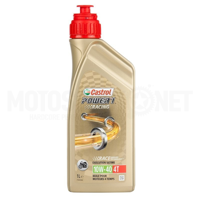 Aceite motor 2T/4T 10W40 1L Castrol Power 1 Racing