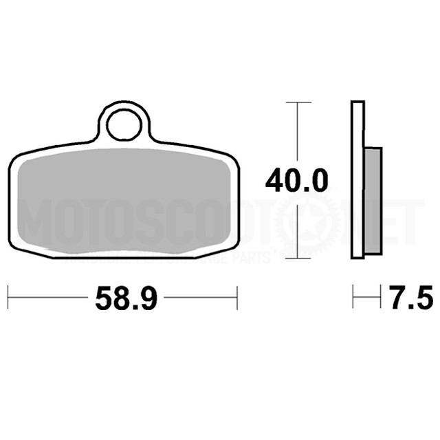 Pastillas de freno delanteras Husqvarna TC 85cc 14-19 SBS ref: P885SI
