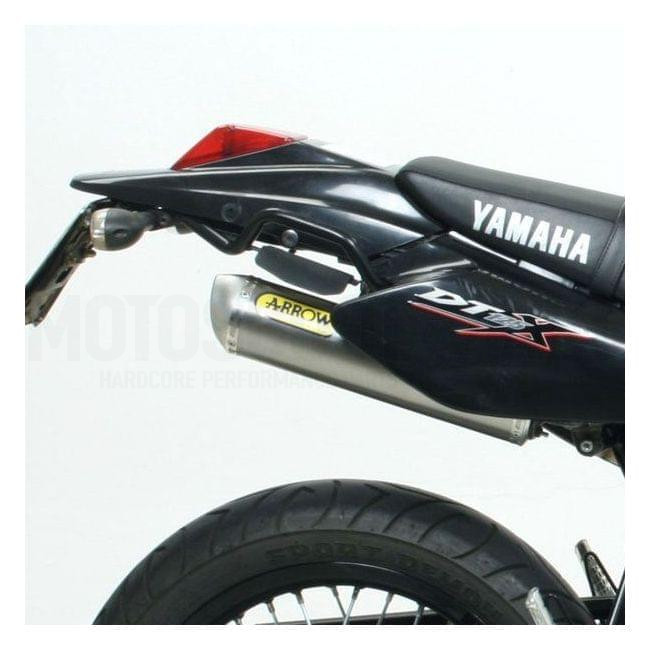 Silenciador de escape Yamaha DT 125 R/X 04-06 Mini Thunder (CE) Arrow - titanio Sku:52601SU /p/o/ponteira-arrow-yamaha-dt-125-r-52601su.jpg