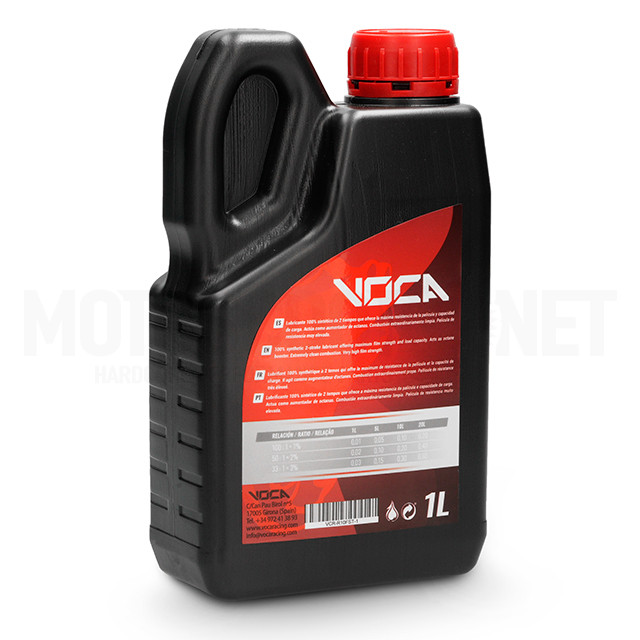 Aceite mezcla 2T 100% Sintético 1L VOCA Racing