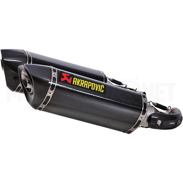 Escape Akrapovic Slip-On Doble Monster 696 08-14/796 10-14/100 09-10 (CE) - carbono