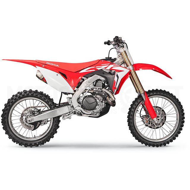 Escape Akrapovic completo Racing Line Double Honda CRF 450 R / RX >17 - titanio