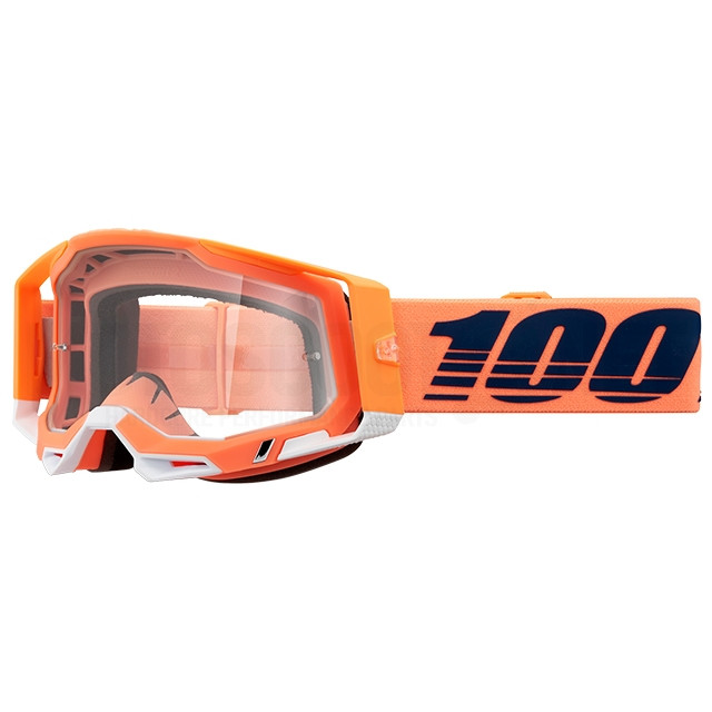 50009-00018 - Gafas Offroad 100% Racecraft 2 Coral - Cristal Transparente