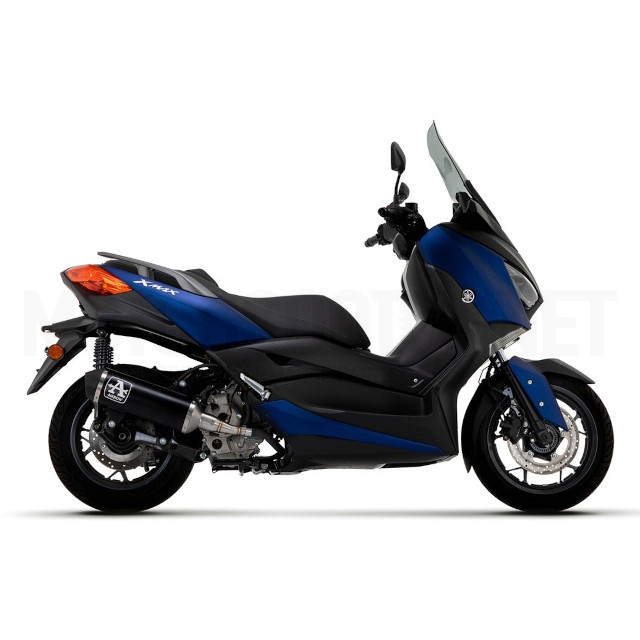 53542ANN Silenciador Urban Yamaha X-Max 300 Euro 5 21-22 Arrow - Aluminio Negro