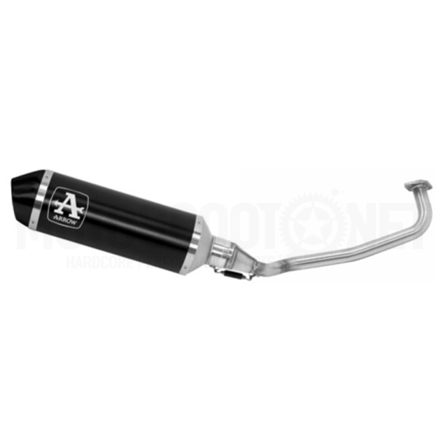 Sistema completo Yamaha N-Max 125 2021-22 Arrow Dark Aluminio 53545ANN