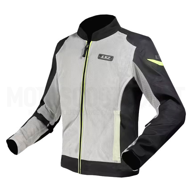 Chaqueta verano ventilada LS2 Air hombre Negra Gris Amarilla