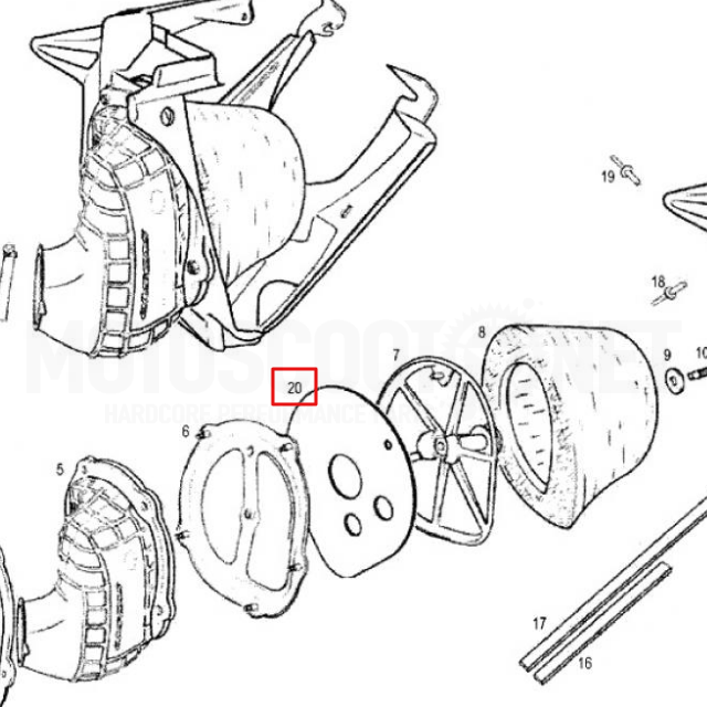 Restricción filtro de aire Gas Gas EC 125-250-300