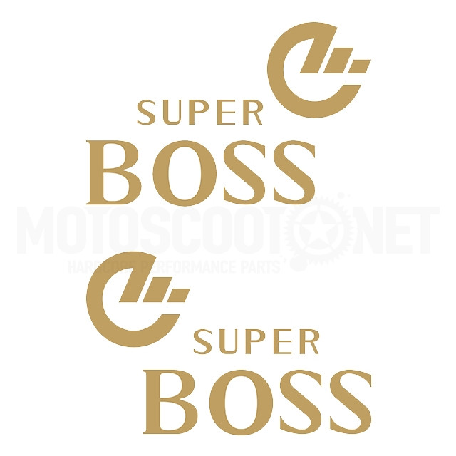 new sticker casal super boss ouro CAS035