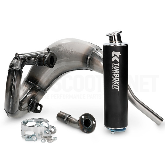 Escape Turbokit completo Pitbike MX 50 Allpro / Malcor Réplica KTM / IMR 50 LC