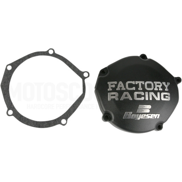 Tapa de encendido Yamaha YZ 125 1994-04 Factory Racing Boyesen - Aluminio/Negro ref: SC33B