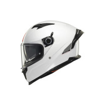 Casco integral Braker SV Solid A0 MT Helmets - blanco perla brillo