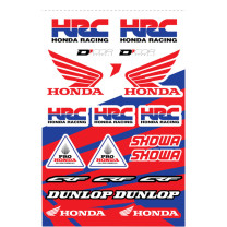 Kit de pegatinas HRC / Honda varias medidas D'Cor