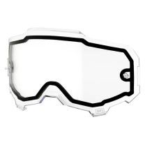 Cristal Recambio Doble gafas Offroad 100% Armega Transparente