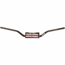 Manillar Fatbar Carmichael alto con protector negro Renthal - Negro