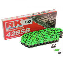 Cadena RK 428SB con 134 Eslabones, Verde