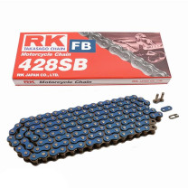 Cadena RK 428SB con 134 Eslabones, Azul