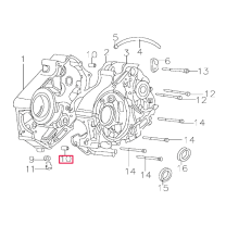 Casquillo centrador cárter motor Pitbike motor 150-3/E 150-5 YX