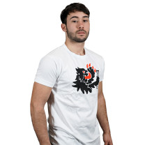 Camiseta Malossi griffe LION blanca