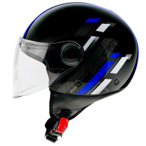 Casco MT Helmets OF501 Street Scope D7 Azul Brillo