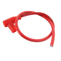 Pipa y cable de bujía silicona Allpro, rojo