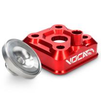 Culata modular VOCA Race Head 54mm, Yamaha DT LC/D - rojo