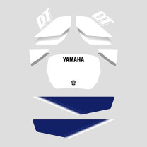 Kit pegatinas Yamaha DT 50 2003 Blanca