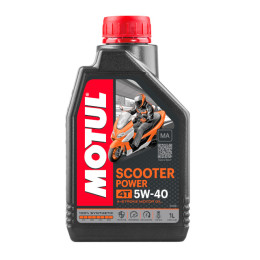 Aceite motor 4T 5W40 1L Motul Scooter Power MA