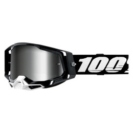 Gafas Offroad 100% Racecraft 2 negro - cristal espejo plata