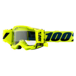 Gafas Offroad 100% Accuri 2 Forecast amarillo flúor - cristal transparente