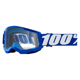 Gafas Offroad 100% Strata 2 Infantil azul - cristal transparente