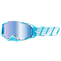 Gafas Offroad 100% Armega Oversized Deep Sky - cristal espejo azul