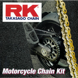 Kit de transmisión 16x45z cadena RK XW-Ring Oro 525ZXW2/110 eslabones