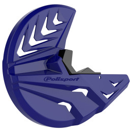 Protector Disco delantero y horquilla Yamaha YZ250/450FX 16-22 YZ125/250 YZ250/450F 08-22 Polisport negro-azul yam98