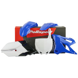 Kit de plásticos YZ85 15-21 Polisport - OEM azul-blanco