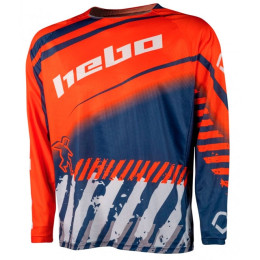 Camiseta Cross Infantil Hebo Stratos - naranja