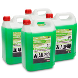 Caja líquido refrigerante 5L 30% 4 unidades AllPro - verde