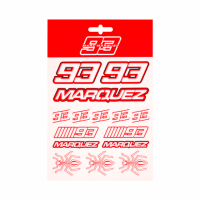 Set de pegatinas 13x16cm Marc Marquez