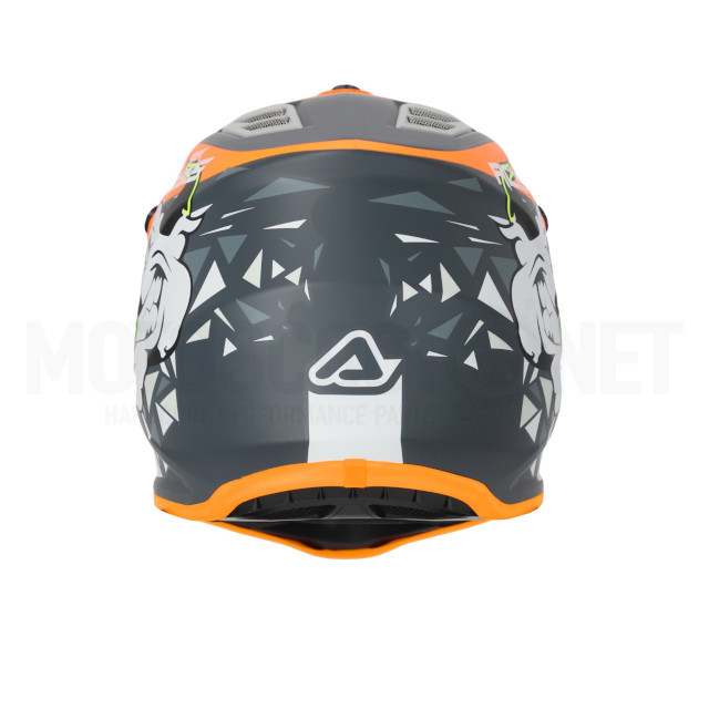 Casco cross infantil Acerbis profile naranja/gris