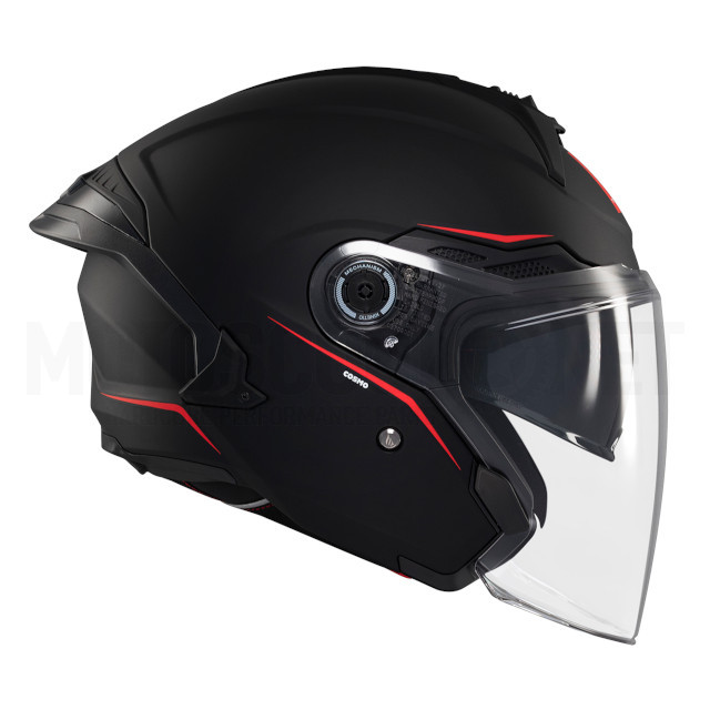 Casco Jet MT Helmets Cosmo SV Solid A1 Negro Mate Sku:A-1361000012 /a/-/a-1361000012_2.jpg