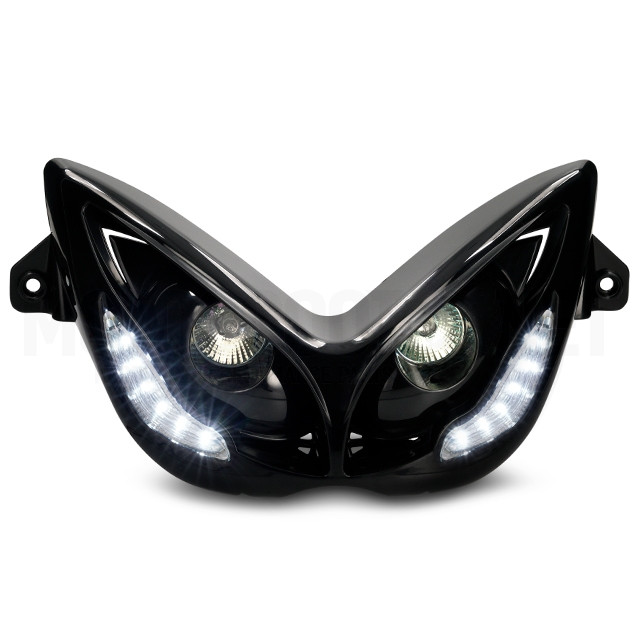 Doble óptica LED Angel eyes Yamaha Aerox 50 <2013 Allpro ref: A-AP50OP166.LED