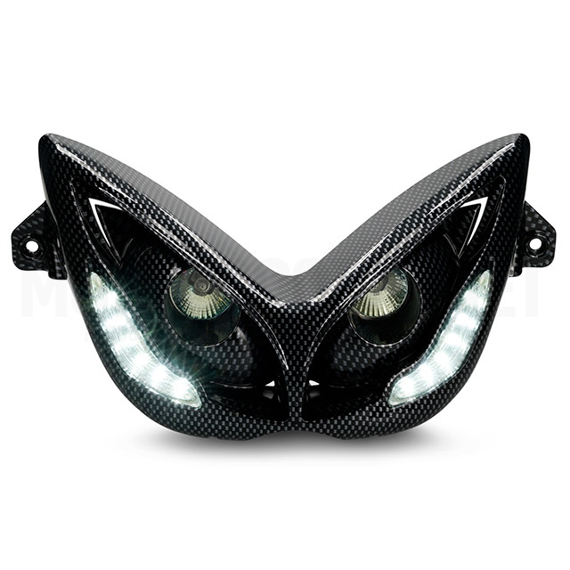 Doble óptica LED Angel eyes Yamaha Aerox 50 <2013 Allpro ref: A-AP50OP166.LED