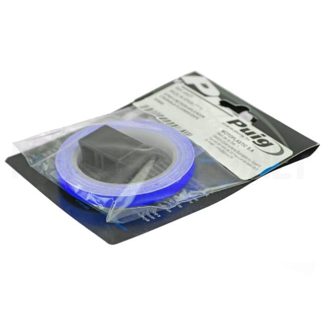 Fita adesiva Puig para borda da jante 7x6000mm com aplicador - Azul refletor